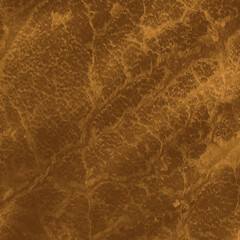 Dark Yellow-Brown Abstract Cracked Texture Background
