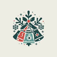 New Year's snowflake logo. 
Snowflake set on isolated background. Isolated snowflake vector icon logo snow Xmas cartoon character symbol collection. Frost background. Christmas icon. Happy New Year 20