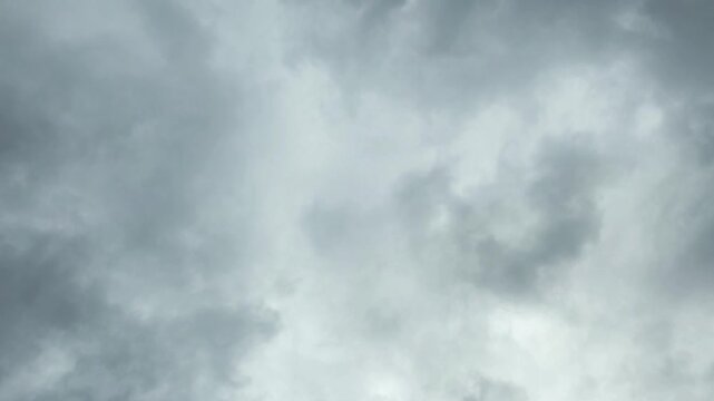 Gray sky with imminent rain