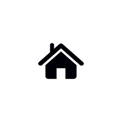 House icon for interfaces and applications
