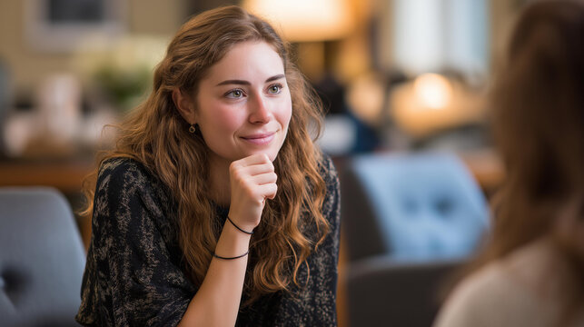 African female counselor engaging with teenage client in therapy session youth mental health support adolescent counseling services behavioral therapy social work