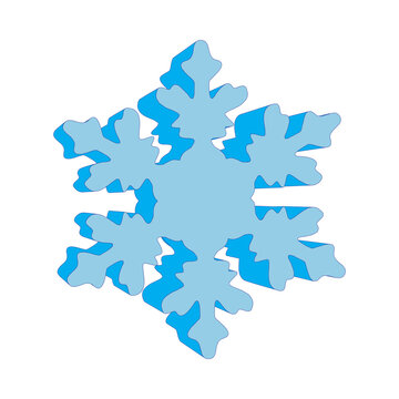 christmas snowflake on vector illustrator 
3d snowflake in vector illustrator and coreldraw