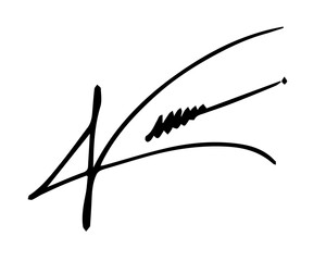 Overall Style and Form: The image features a highly stylized logo or signature, drawn with thick, flowing, connected lines, resembling calligraphy or artistic cursive.