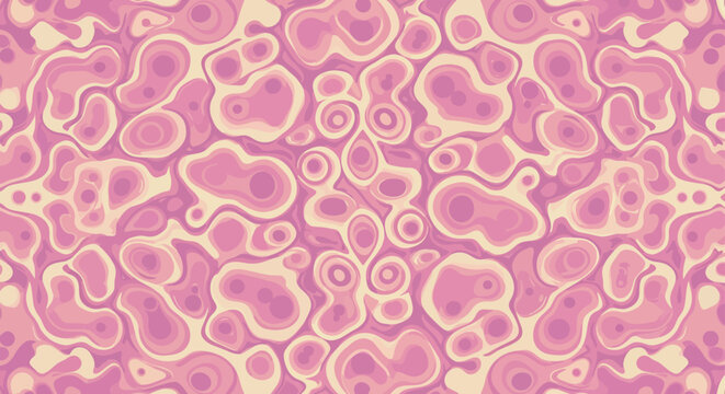 evolving amoebic shapes in pastel organic background textures creating seamless visual designs ideal for artistic projects and abstract concepts