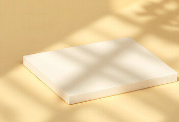 Detailed macro image of wooden cutting board featuring deep wood grain and smooth finish on white background, emphasizing texture and warm hues.