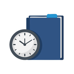 Time Management Folder Icon for Business File Organization System