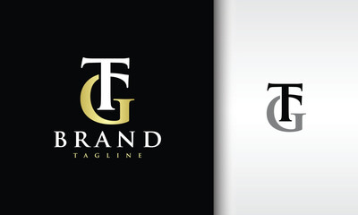 monogram letter TG classic logo
