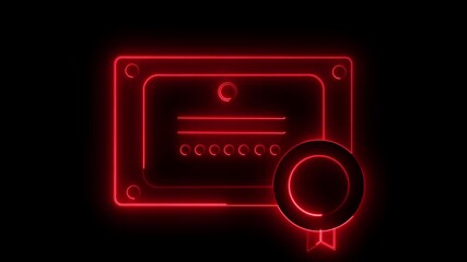 Animated candidate profile icon. Verified member or Person certificate