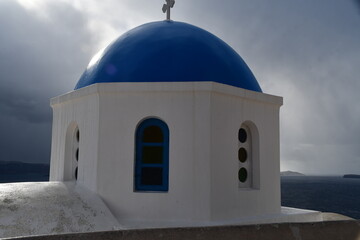 ギリシャサントリーニ島イアの景色