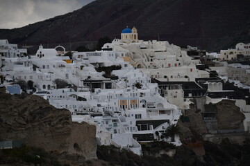 ギリシャサントリーニ島イアの景色