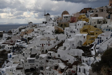 ギリシャサントリーニ島イアの景色