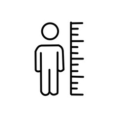 person's height icon