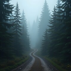 road in the forest