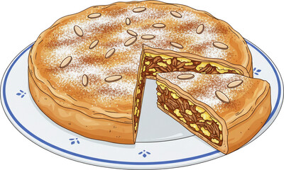 B&rsquo;stilla Savory-Sweet Pie Slice