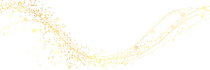 クリスマス風ゴールド、ブラシストロークの豪華横長背景