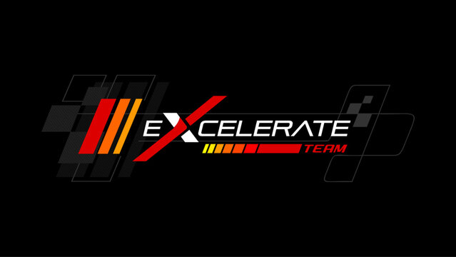A striking speed-themed logo designed with bold colors and sharp racing-inspired graphics.