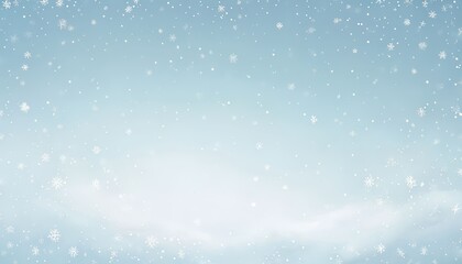 Cute pastel winter background with soft snowy textures in a child-friendly minimalist style.
