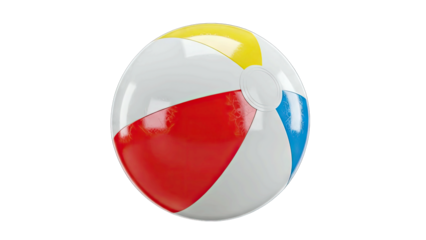 Beach Ball Isolated on White Background