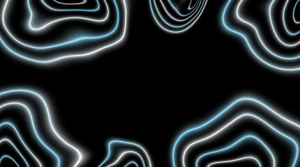 Paint-textured glowing circles with liquify warp distortion for a fluid abstract look.