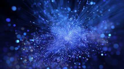 fiber optics background with lots of light spots