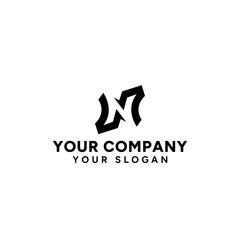 Unique monogram N with a contemporary, creative design.