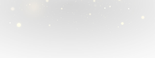 Glowing Golden Sparkle with Bright Magic Light, Glitter Flare and Soft Dust Effect