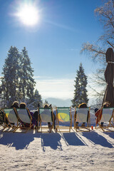 Góra Parkowa w Krynicy-Zdroju zimą. © rogozinski