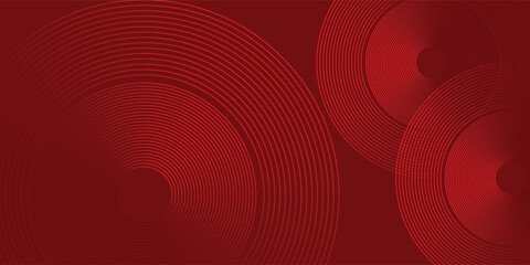 Modern red abstract circle background with dynamic shapes composition abstract modern eps10