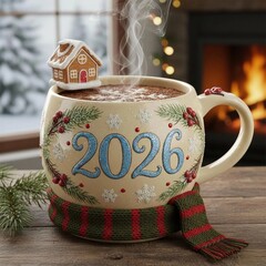 2026.Happy New Year.Goodbye 2025, Welcome 2026.Frohes neues Jahr.