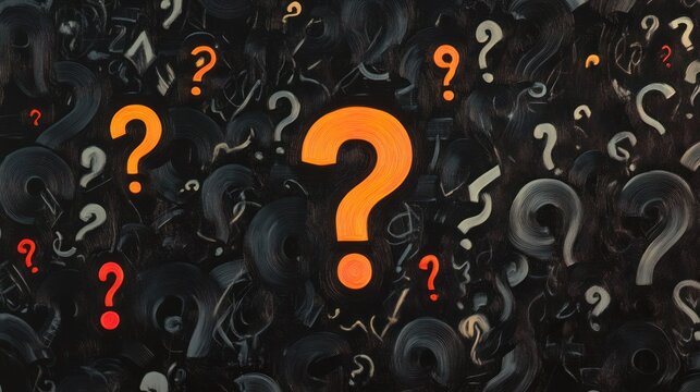 Abstract question marks pattern background, suitable for mystery, questions, or puzzle theme