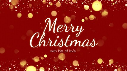 Merry Christmas blog banner template