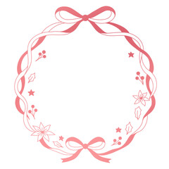 Minimal Winter Floral Frame