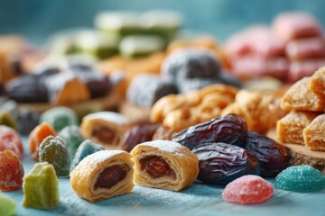 Kuwaiti Independence Day Sweet Dessert Display