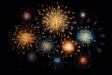 Firework fireworks night illuminated.