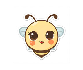 Fototapeta premium Kawaii Cute Bee – Super Adorable
