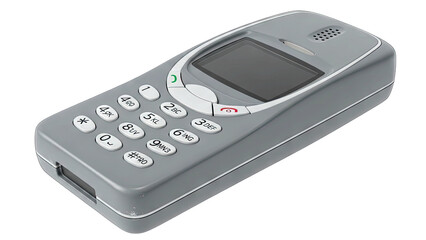 Classic Mobile Phone Isolated on White