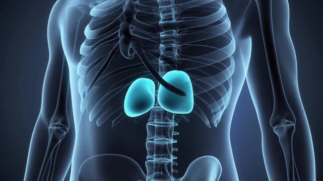 3D Lymph Node Medical Visualization Animation