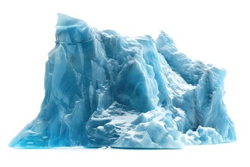 Fototapeta premium Iceberg nature white background fracture.