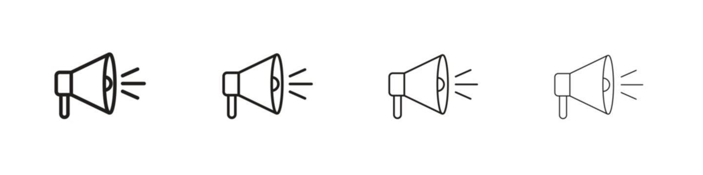 Promotion icon on white background. Modern simple icon vector illustration.