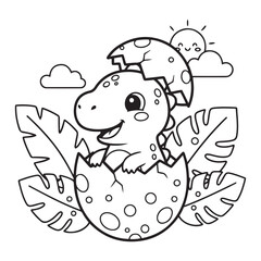 Fototapeta premium Mega Coloring Book Bundle: Cute Dinosaurs, Ocean Animals for Kids & Stress Relief Mandala Art for Adults