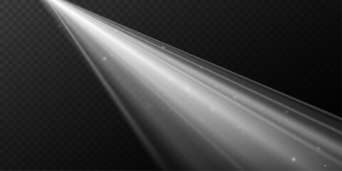 Realistic Volumetric Light Effect with Dust for Scene Highlighting.