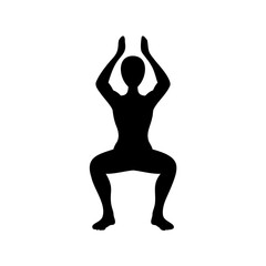 silhouette of a woman