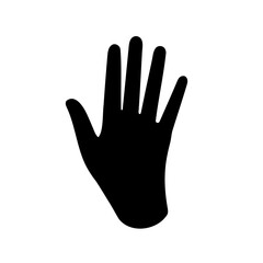 hand in black glove