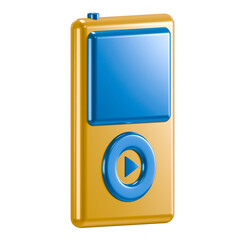 ipod y2k 3d icon illustration