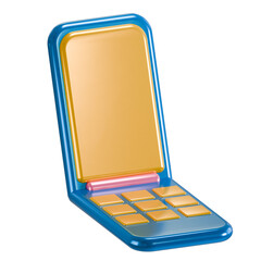 retro phone y2k 3d icon illustration