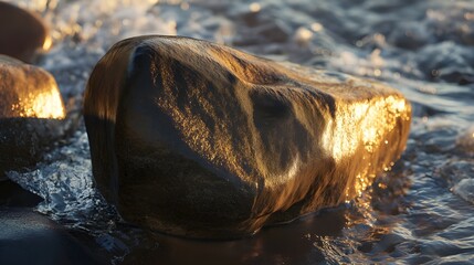 Resilience – Smooth Stone Shaped by Waves