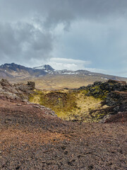 The Saxhóll Crater in Iceland