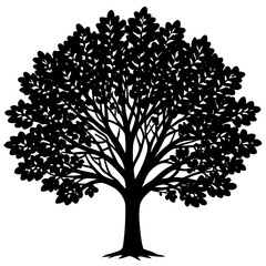 Fototapeta premium vector tree silhouette