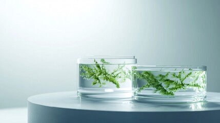 Elegant podium with customizable display area