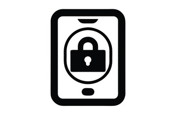 face unlock smartphone vector icon